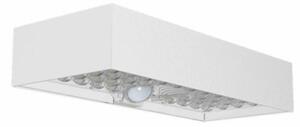 V-TAC LED solárne nástenné svietidlo so senzorom 6W, 900lm, 3000mAh, 4000K, biele, IP65