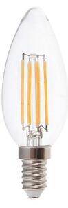 V-TAC E14 LED FILAMENT žiarovka 6W, 600lm Farba svetla: Teplá biela