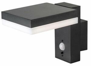 V-TAC LED nástenné solárne svietidlo so senzorom 2W, 220lm, 2200mAh, 3000K, IP54