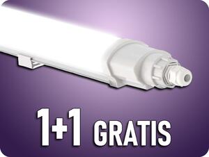 V-TAC LED vodeodolná lampa 36W, 3900lm, IP65, 120cm, prepojiteľná, 1+1 zadarmo! Farba svetla: Denná biela