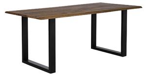 JEDÁLENSKÝ STÔL, akácia, čierna, farba vlašského orecha, 140/80/75 cm MID.YOU - Stoly, Online Only