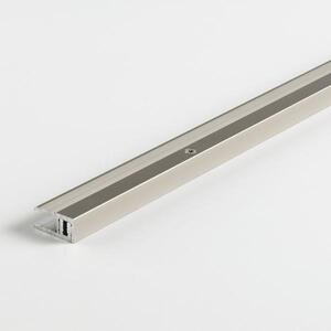 Parador End profile in aluminium for vinyl and laminate flooring Stainless steel floor coverings 7–15 mm stainless steel 1740059 1000x22x0 mm