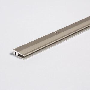 Parador End profile in aluminium for Design flooring coverings Stainless steel, floor coverings 4-9 mm stainless steel 1744331 1000x22x7 mm