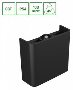 Spectrum LED nástenné svietidlo LUNARIX 2W, 200lm, CCT, IP54, čierne [SLIP007015]
