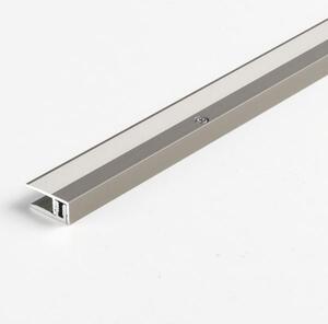 Parador End profile in aluminium for engineered wood flooring Stainless steel floor coverings 8–18 mm solid steel 1739876 1000x30x0 mm