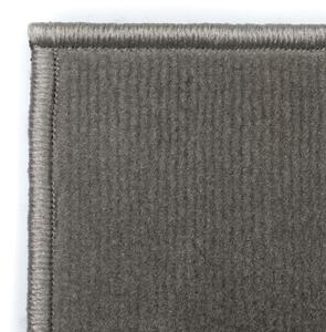 Moderný koberec, kruhový dizajn, 160x230 cm, sivý