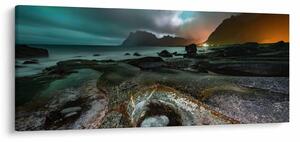 Obraz - Nočná scéna (120x50 cm)