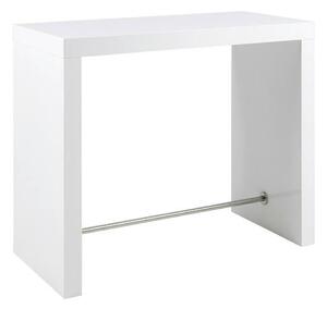 JEDÁLENSKÝ STÔL, biela s vysokým leskom, 130/60/105 cm MID.YOU - Online Only jedálne, Online Only