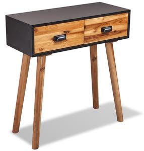 Konzolový stolík, akáciový masív 70x30x75 cm