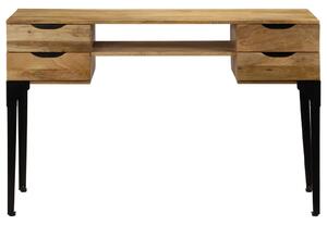Písací stôl z masívneho mangovníkového dreva 120x50x76 cm