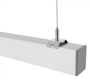 V-TAC LED lineárne závesné svietidlo 40W, 3590lm, 4000K, strieborné, stmievateľné