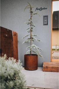 Kvetináč NEW RONDO, corten, Ø 40 cm, hnedý