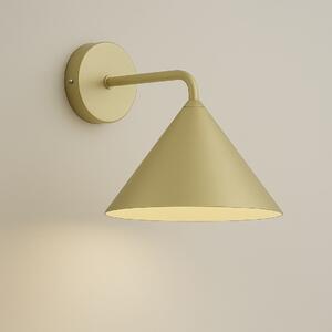 Nástenné svietidlo Capital, 1x zlaté kovové tienidlo, (fi 21cm), g