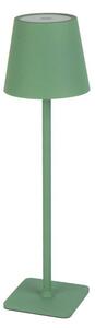 LED line® stolná lampa TAZA 3,5W, 400lm, CCT, IP54, nabíjateľná, 2x2000mAh, zelená [204430]