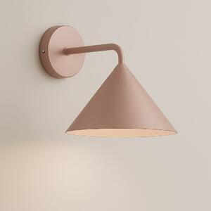 Nástenné svietidlo Capital, 1x kovové tienidlo vo farbe ružové zlato, (fi 21cm), rg