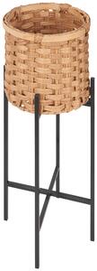 KVETNÍK drevo, kov, plast, 25/60 cm Ambia Home - Kvety & kvetináče