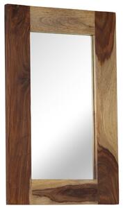 Zrkadlo z masívneho sheeshamového dreva 50x80 cm
