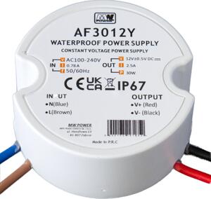 LEDin LED zdroj do krabičky 2,5A, 30W, 12V, IP67 [AF3012Y]