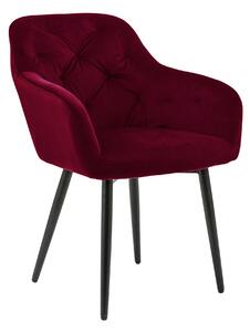 STOLIČKA S PODRÚČKAMI, zamat, červená MID.YOU - Stoličky, Online Only