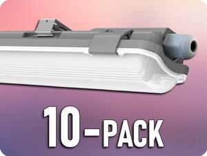 V-TAC IP65 držiak na LED trubice (2x120cm)/10-PACK!