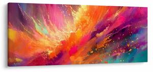 Obraz - Dynamická abstrakcia (120x50 cm)