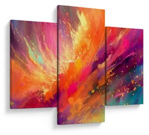 Obraz - Dynamická abstrakcia (90x60 cm)