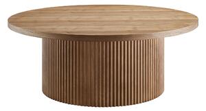 KONFERENČNÝ STOLÍK, farba vlašského orecha, kompozitné drevo, 85/85/33 cm Livetastic - Stolíky do obývačky, Online Only