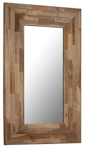 Zrkadlo 50x80 cm recyklované teakové drevo