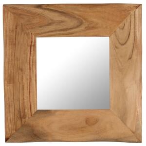 Kozmetické zrkadlo z akáciového dreva 50x50 cm