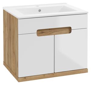 Kúpeľňová skrinka s umývadlom BELLO D60 | 60 cm