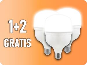 V-TAC LED žiarovka E27, T80, 20W, 2060lm, 160°, IP20, 1+2 zadarmo! Farba svetla: Studená biela