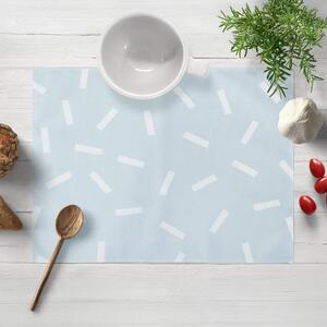 Biante Dekoračné prestieranie na stôl PM-063 Konfety na pastelovo modrosivom 30x40 cm