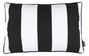 Čierno-biela obliečka na vankúš WeLoveBeds Belts, 40 × 60 cm