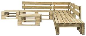 6-dielna záhradná sedacia súprava, palety, drevo