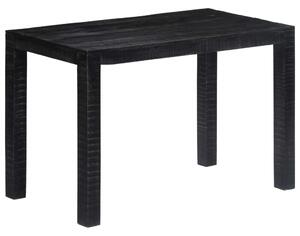 Jedálenský stôl z mangovníkového dreva čierny 118x60x76 cm