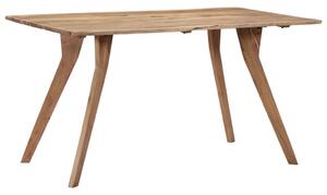 Jedálenský stôl z akáciového dreva 140x80x76 cm