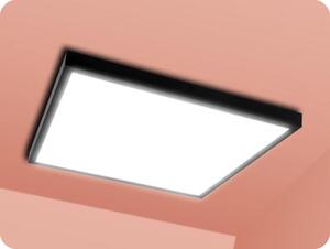 LED line® LED prisadený panel Backlit 2in1, 40W, 4000K lm, 4000K, 60x60cm, čierny [203938]