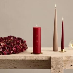 Adventná sviečka 20 cm – 36 Winter berry