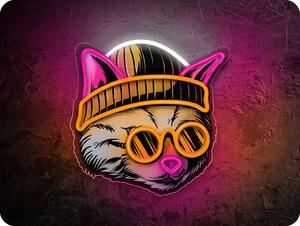 Forever Light Neon ART LED dekorácia CAT DREAMER stmievateľná, 5V, USB [RTV100450]