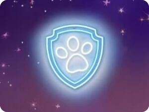 TelForceOne Závesná LED neon dekorácia labková patrola - Labka [GSM189320]