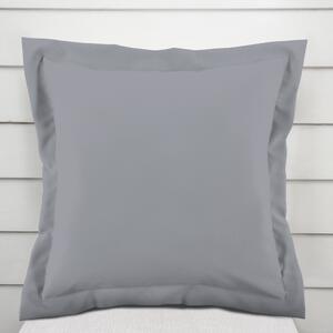 Biante Dekoračná obliečka na vankúš s lemom Rongo RG-068 Sivá 30 x 50 cm