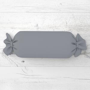 Biante Vankúš valec bonbon Rongo RG-068 Sivý 15x40 cm