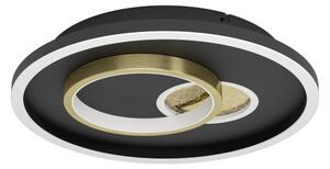 Eglo 901244 - LED stropné svietidlo TIRIOLO LED/14W/230V+LED/8,5W čierne/zlaté