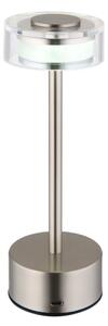 Globo 21026N - LED Stm. stolná lampa SHIRA LED/2,5W/3,7V 2700/4000/6500K matný chróm