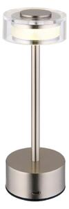 Globo 21026N - LED Stm. stolná lampa SHIRA LED/2,5W/3,7V 2700/4000/6500K matný chróm