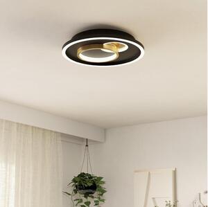 Eglo 901244 - LED stropné svietidlo TIRIOLO LED/14W/230V+LED/8,5W čierne/zlaté