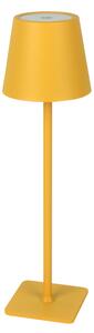 LED line® stolná lampa TAZA 3,5W, 400lm, CCT, IP54, nabíjateľná, 2x2000mAh, žltá [208971]