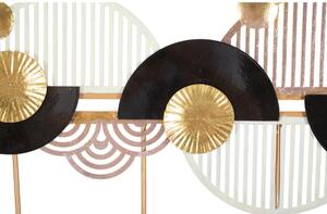 Nástenný vešiak v zlato-čiernej farbe Mauro Ferretti Art