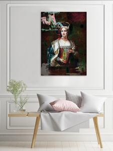 Obraz na plátne Dáma s prameňom v rukách - Jose Luis Guerrero Rozmery: 40 x 60 cm