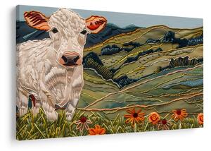 Obraz - Imitácia pleteného motívu (90x60 cm)